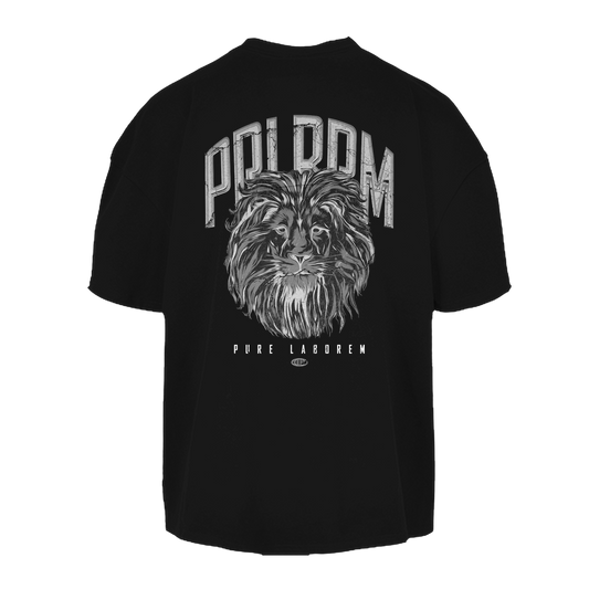 ROAR LIKE A LION - Grey on Black