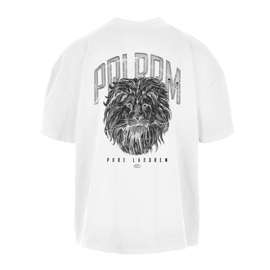 ROAR LIKE A LION - Grey on White