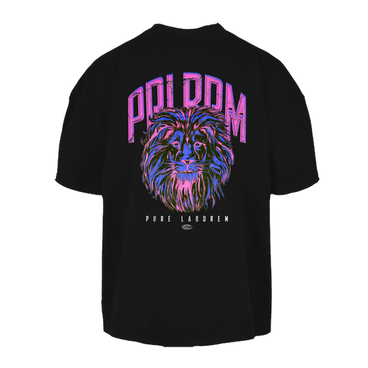 ROAR LIKE A LION - Pink on Black