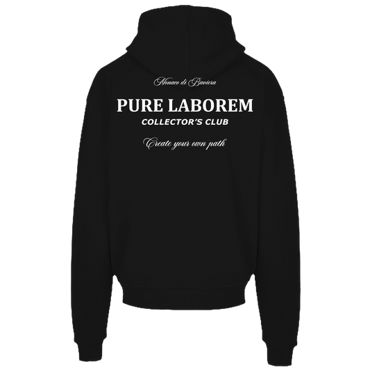 Collector Hoodie - White on Black